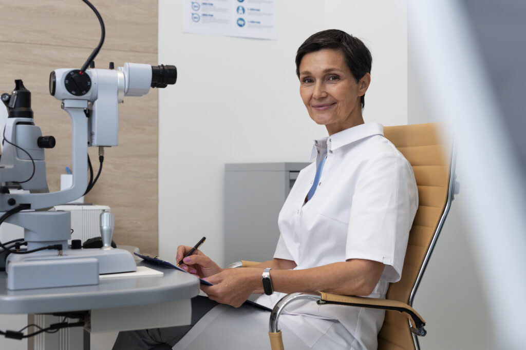 Revisión de patologías oculares en clínica